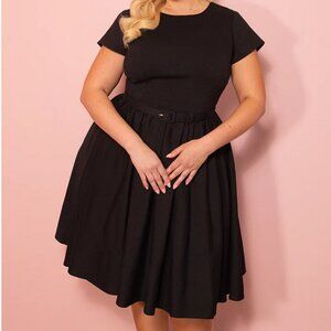 Black Micheline Pitt Vixen Avon Swing Dress 2x